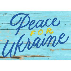 Help bring peace tea Ukraine Decal Fundraiser sale